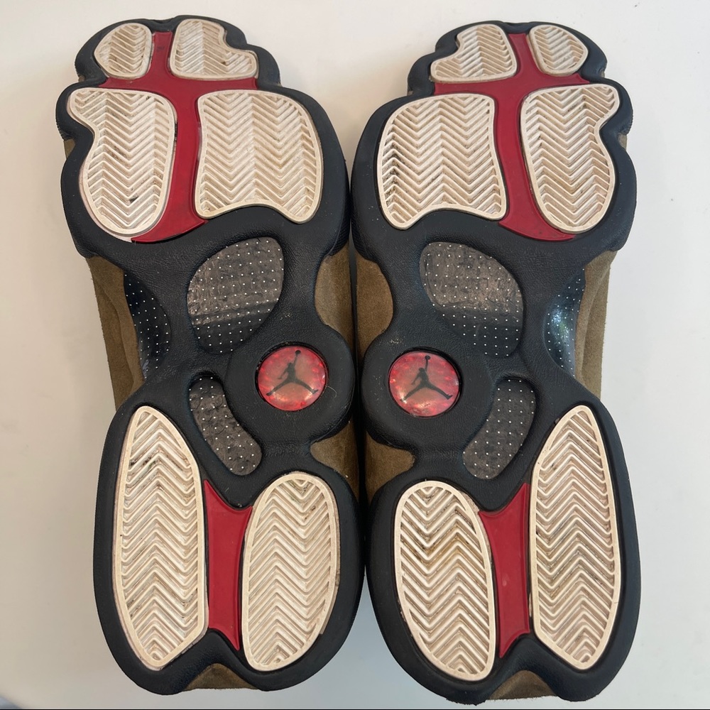 Nike Air Jordan 13 Retro Olive size 10 OG XIII 414571–006 Black Green - Picture 5 of 8